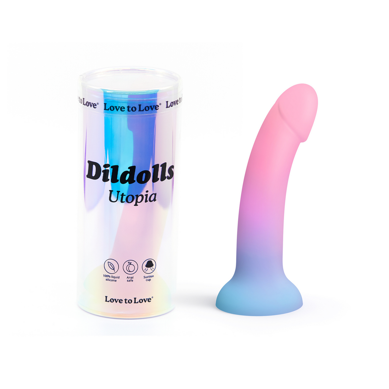 Love to Love Dildolls 7" Silicone Dildo - Utopia