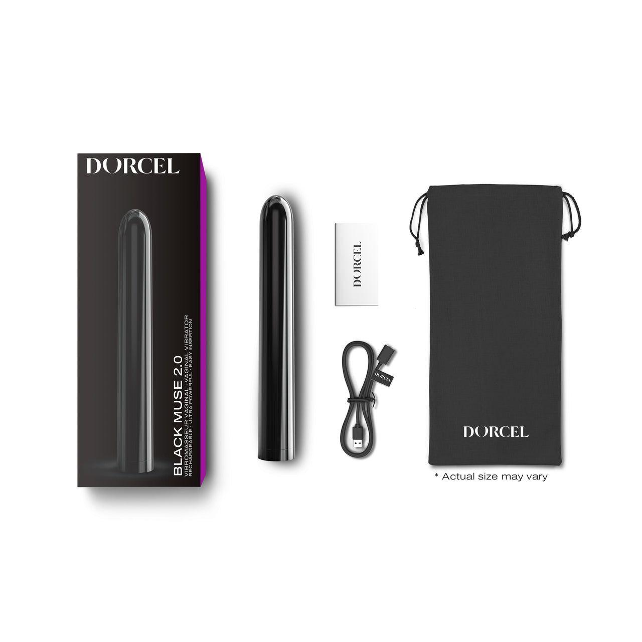 Dorcel Black Muse 2.0 Vibrator - Black