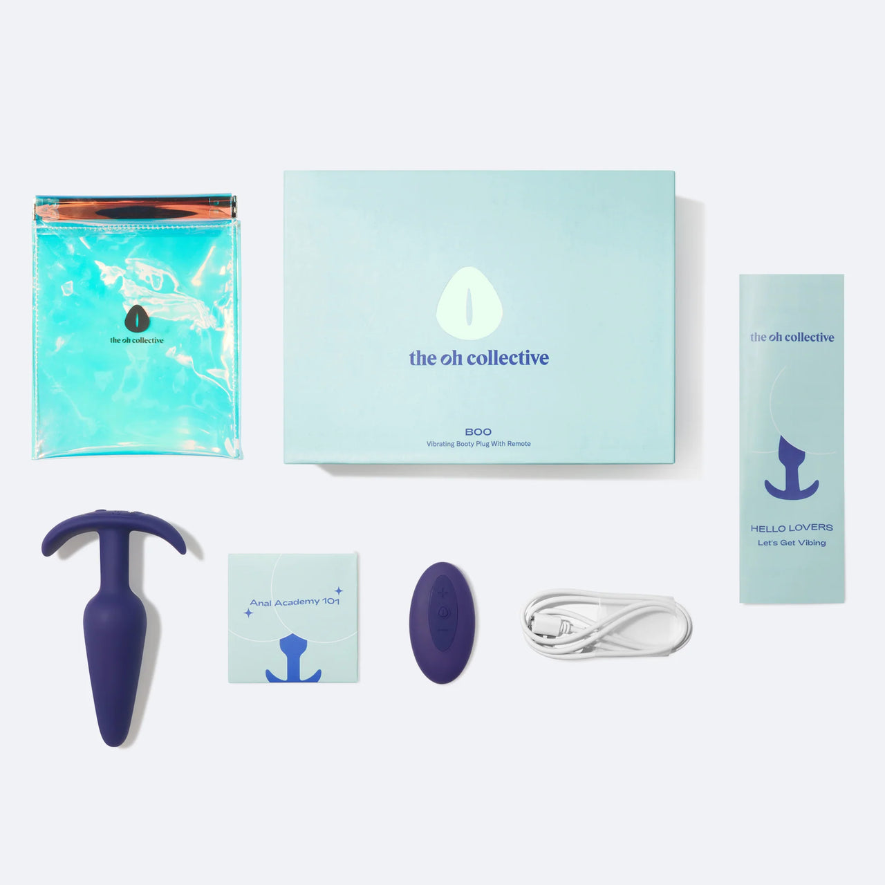 BOO - Vibrating Butt Plug with Remote Control