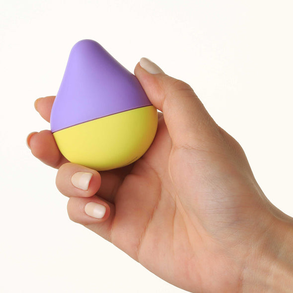 Iroha Mini Vibrator - Fuji Lemon - Purple & Yellow
