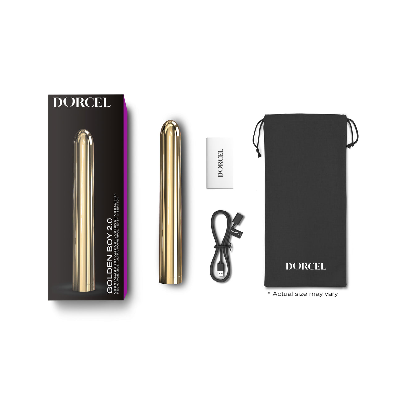 Dorcel Golden Boy 2.0 Vibrator - Gold