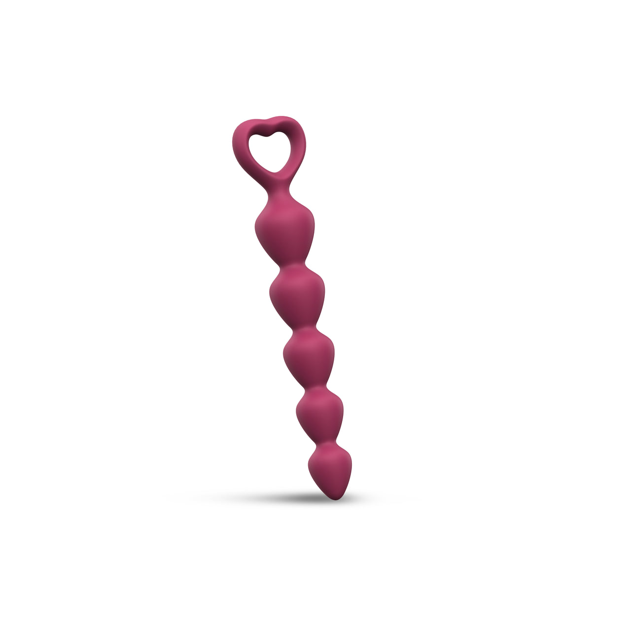 Love-to-Love Bing Bang Anal Beads - Medium - Plum Star