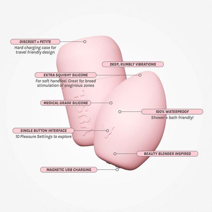 Vush Plump - Pink Friday Palm Vibrator