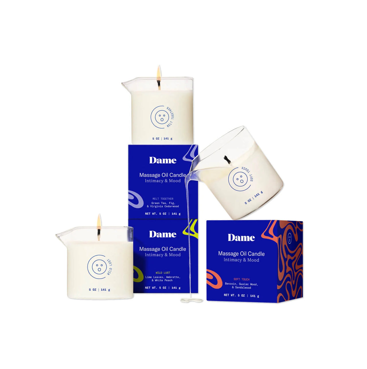 Dame Massage Oil Candle