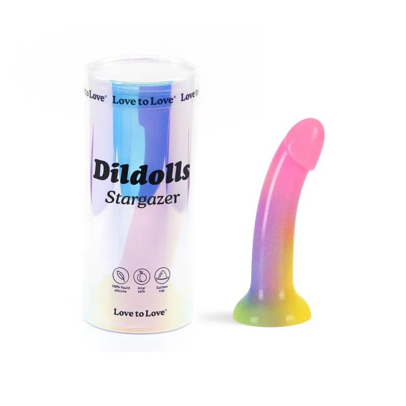 Love to Love Dildolls 7" Silicone Dildo - Stargazer