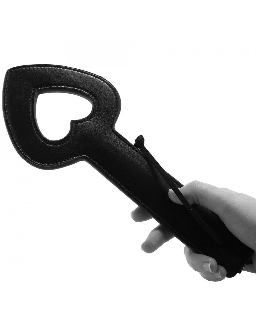 Sex & Mischief Shadow Heart Spanking Paddle