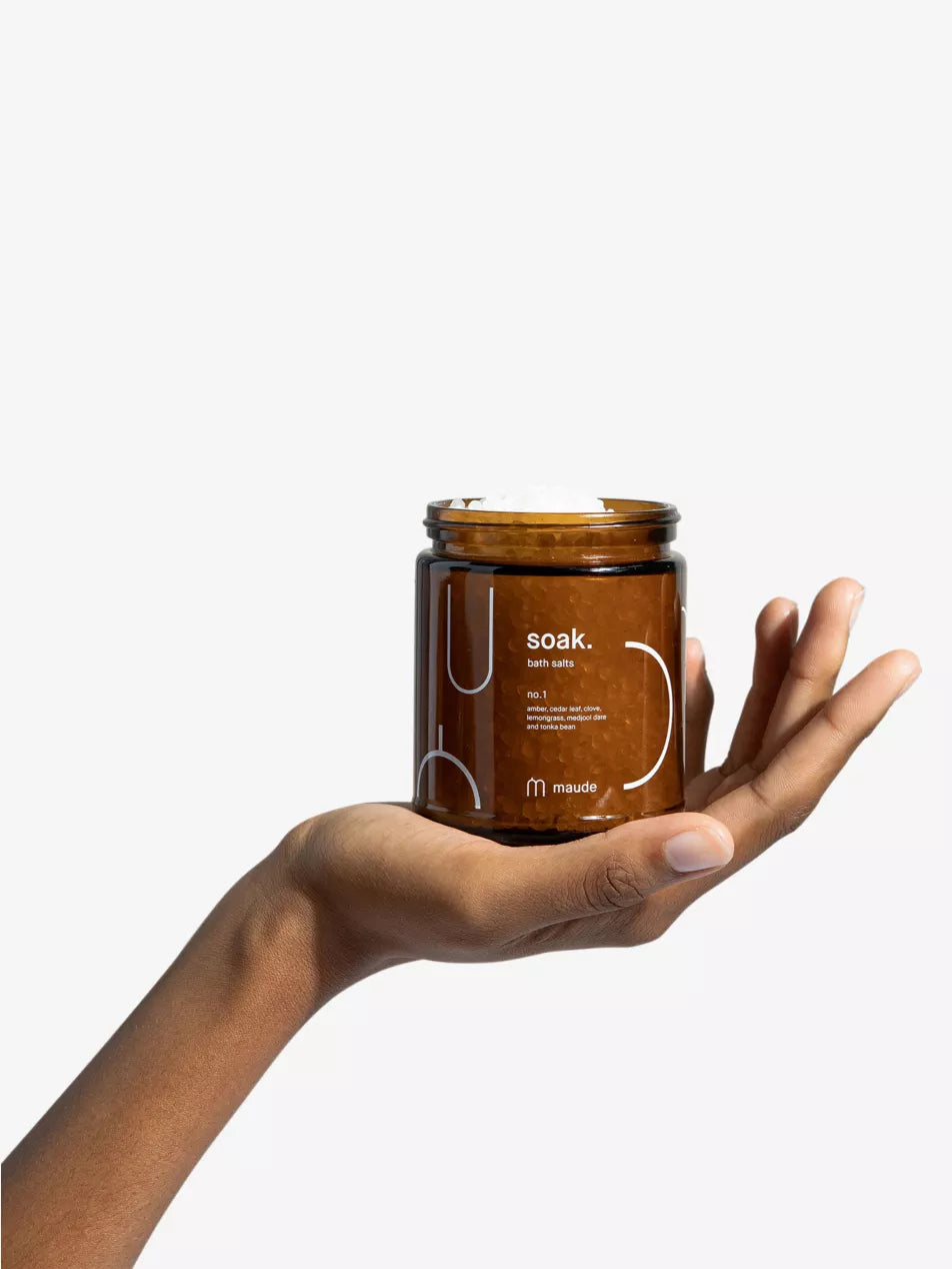 maude soak. - bath salts