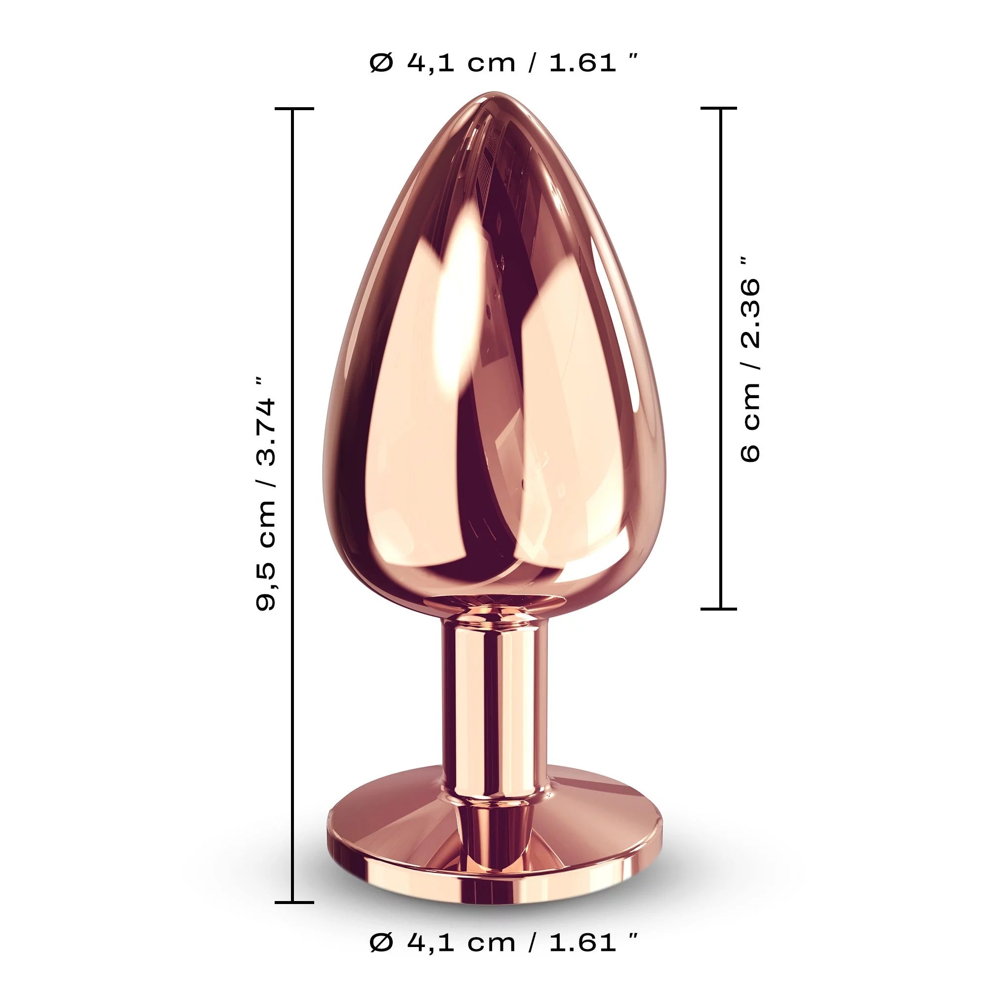 Dorcel Diamond Butt Plug - Rose Gold | pleasure gap Dorcel Diamond Butt Plug - Rose Gold | pleasure gap