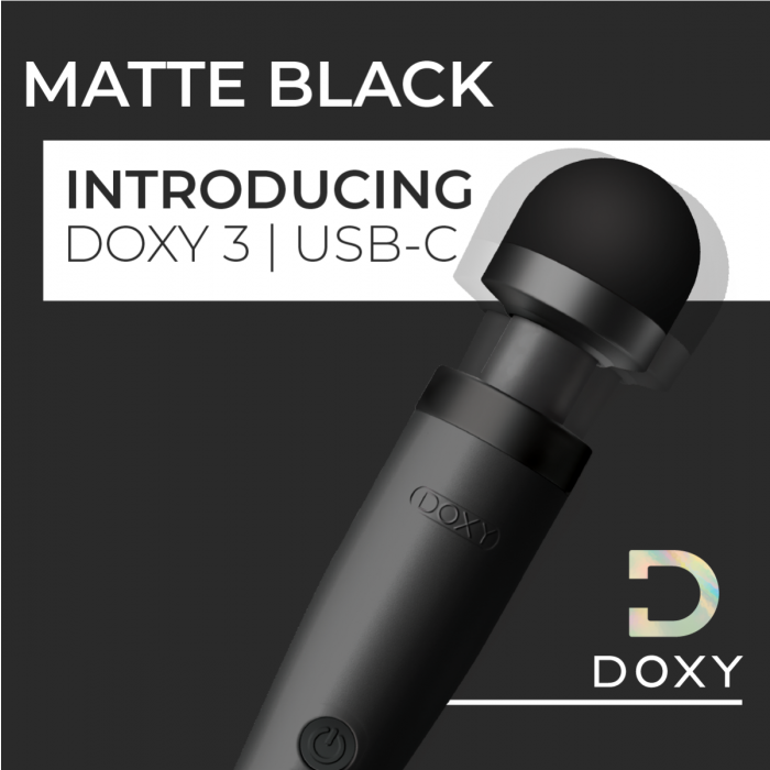 Doxy 3 USB-C Powered Wand - Matte Black