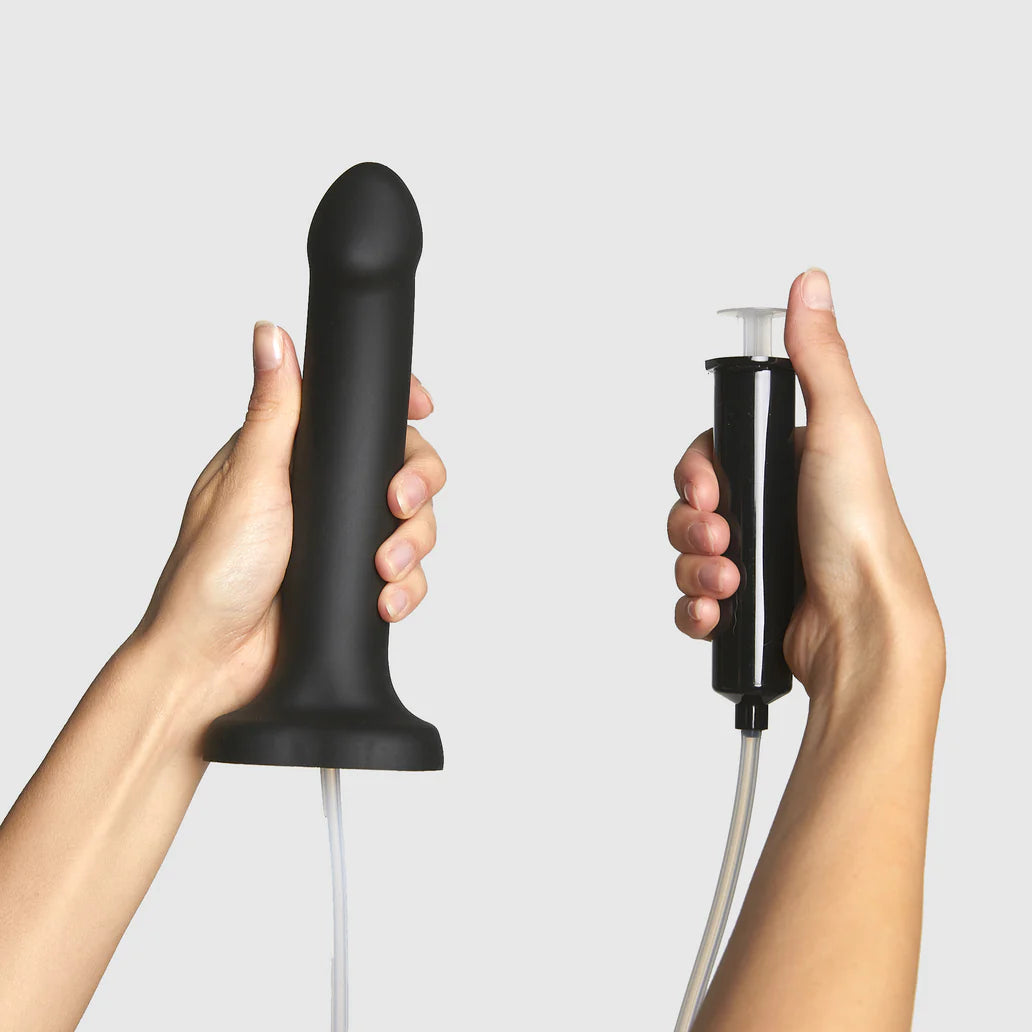 Strap-on-me Squirting Cum Ejaculating Dildo - L - Black
