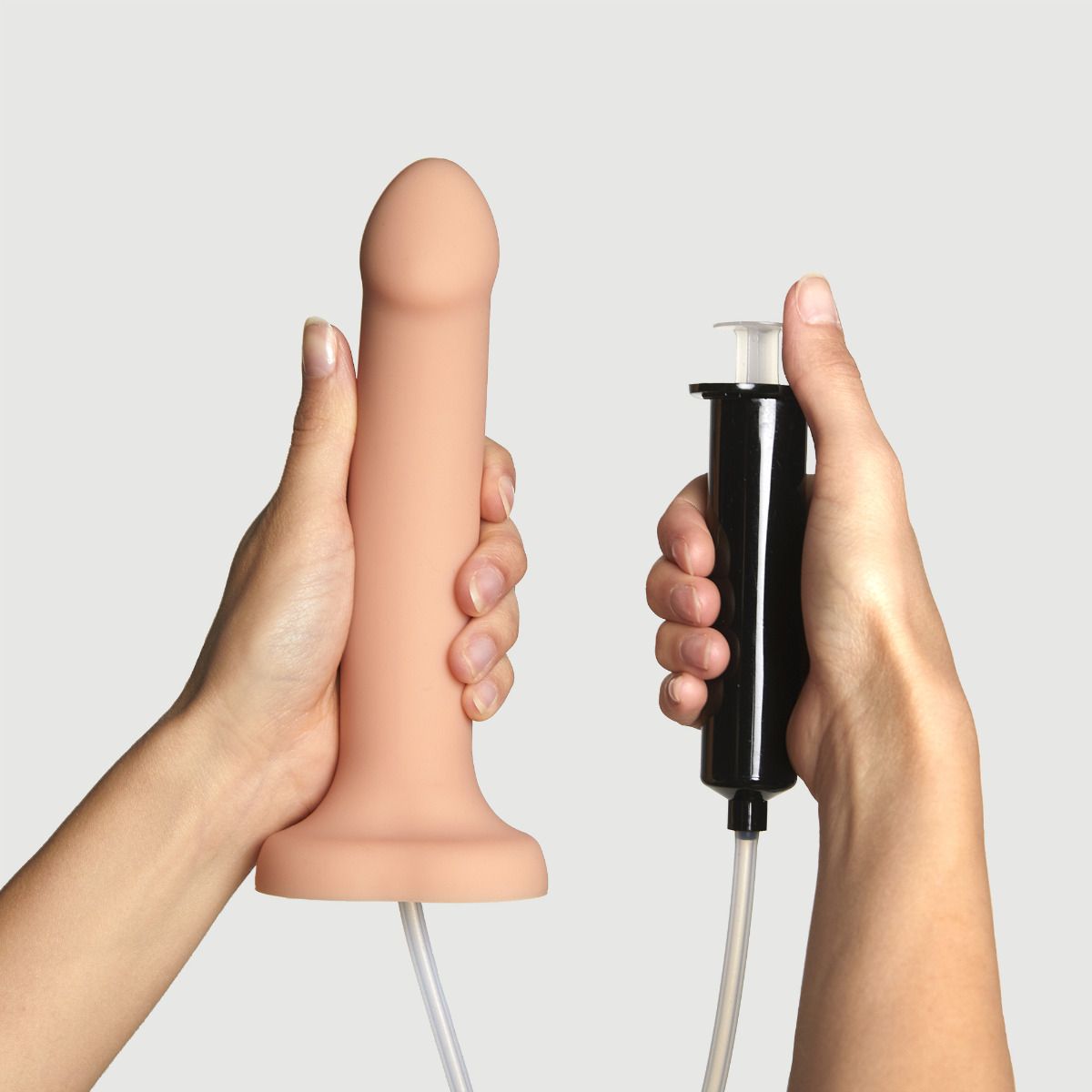 Strap-on-me Squirting Cum Ejaculating Dildo - L - Vanilla